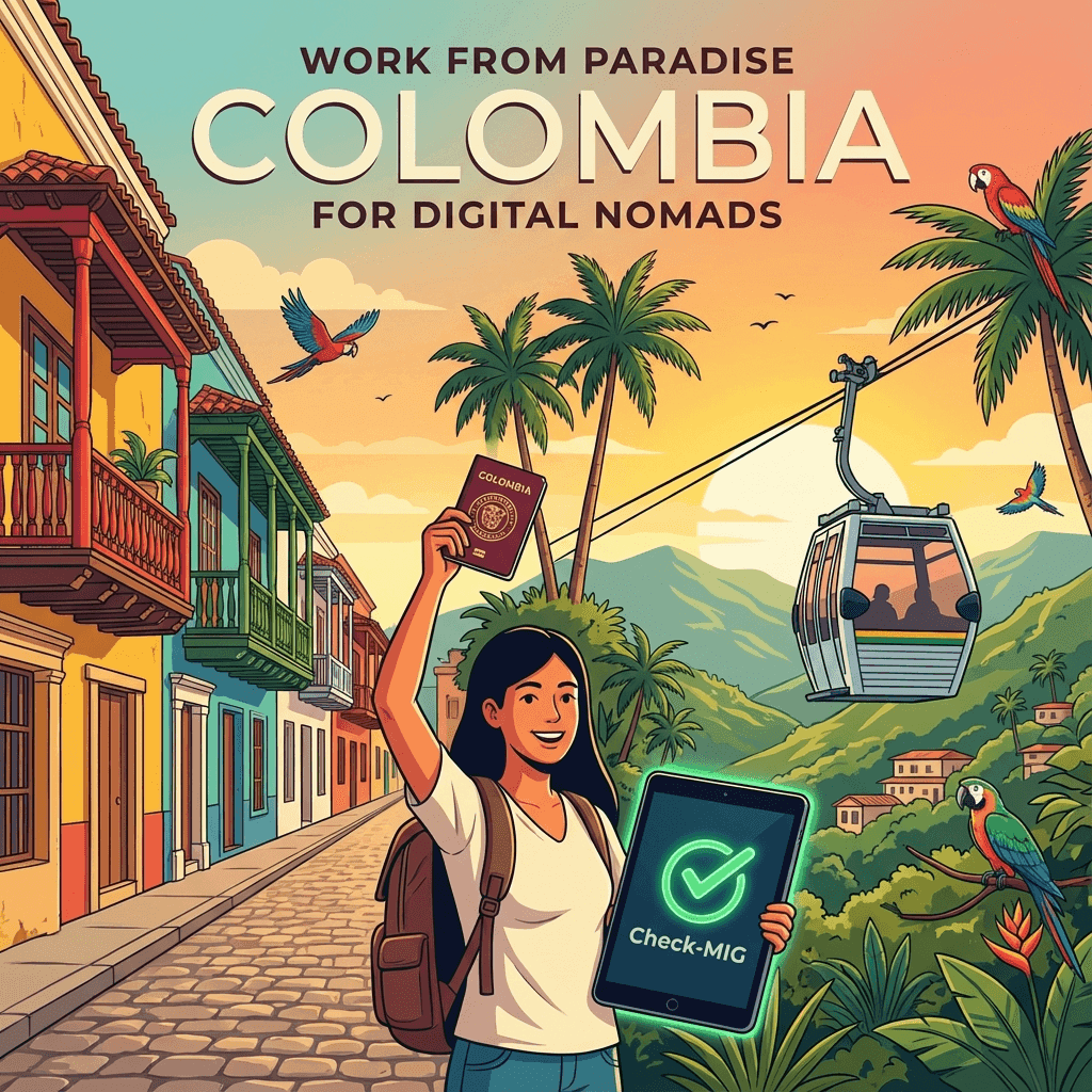 Colombia Entry 2025: Check-MIG, Nomad Visa & Tax Residency Rules